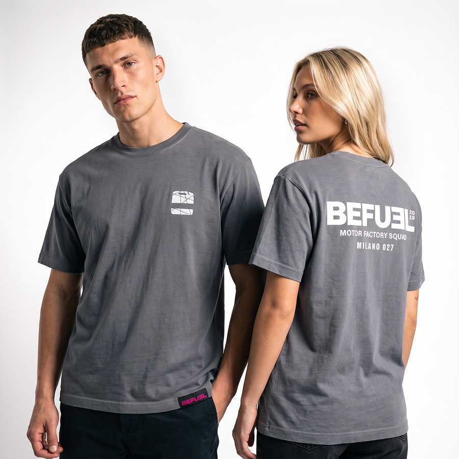 Befuel Tee Grey